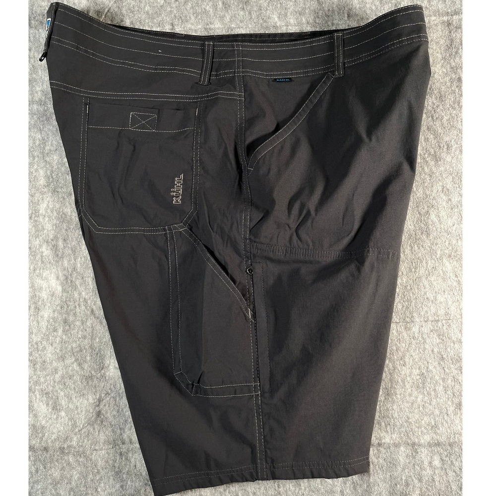 KUHL Mens 40 Shorts Cargo Gray Nylon 10" inseam - Picture 5 of 13